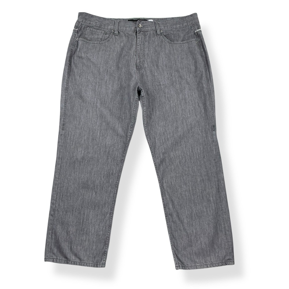 Rocawear Jeans Men 48 (ACTUAL 45x32)‎ Gray Straight Leg Baggy Loose Y2K
